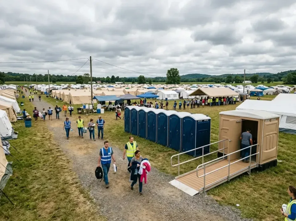 disaster-relief-camp-restrooms-010 — frequently asked questions, Dumpster & Portable Bathrooms Rental in Lexington, IL